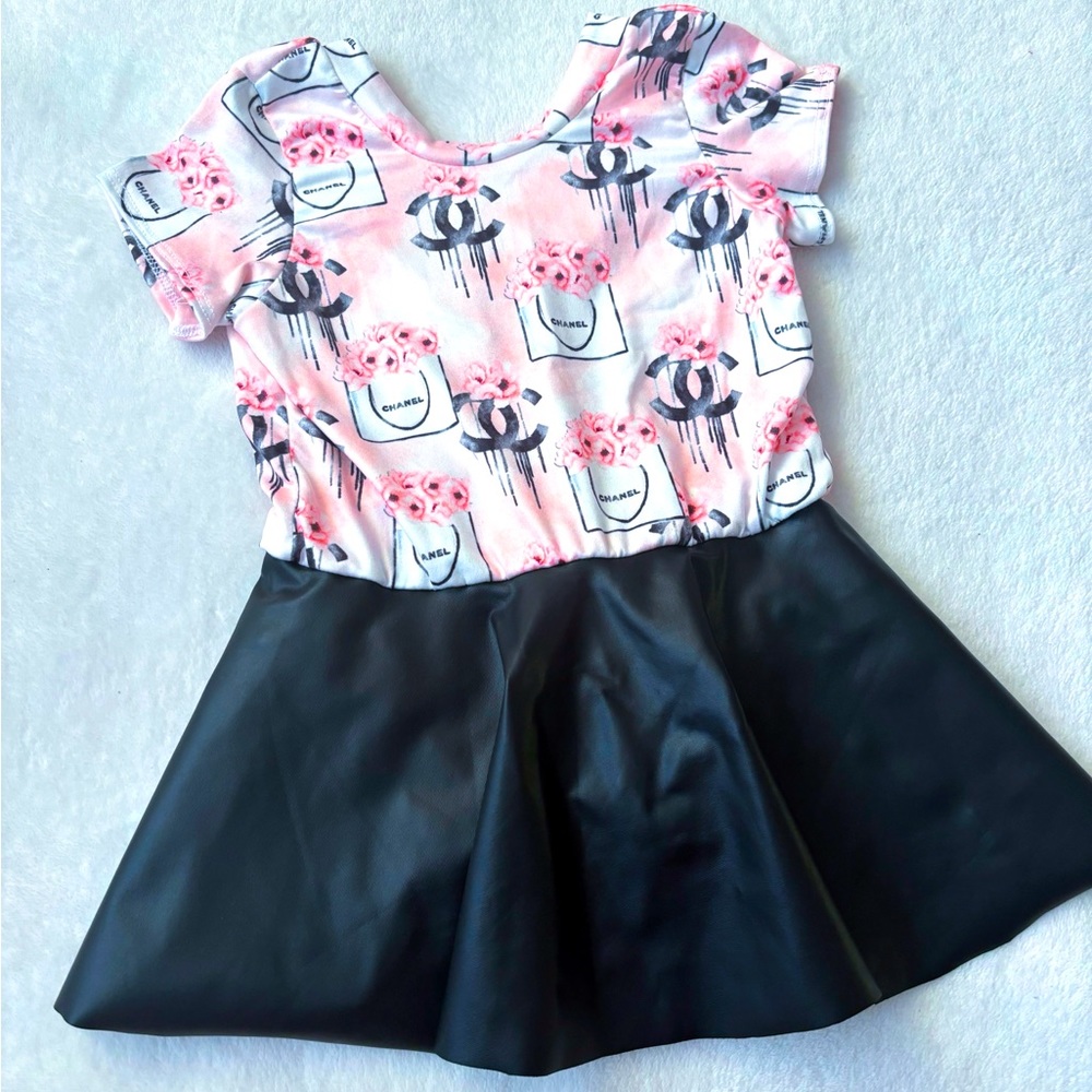 ✨ 2T GIRLS BOUJEE DRESS DESIGNER COCO PINK FANCY DRESS 2T BIRTHDAY DRESS✨